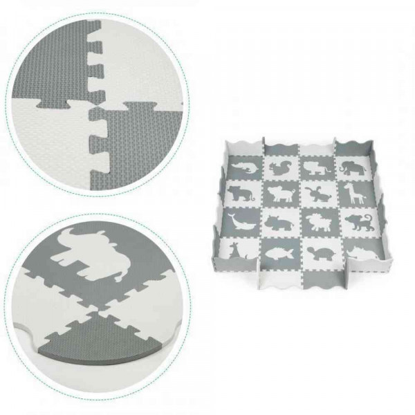 PODLOGA ZA IGRU SA OGRADOM 36EL  154X154 