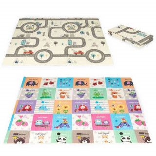 EDUKATIVNA PODLOGA ZA IGRU SA DVA LICA SKLOPIVA SA TORBOM ECOTOYS 