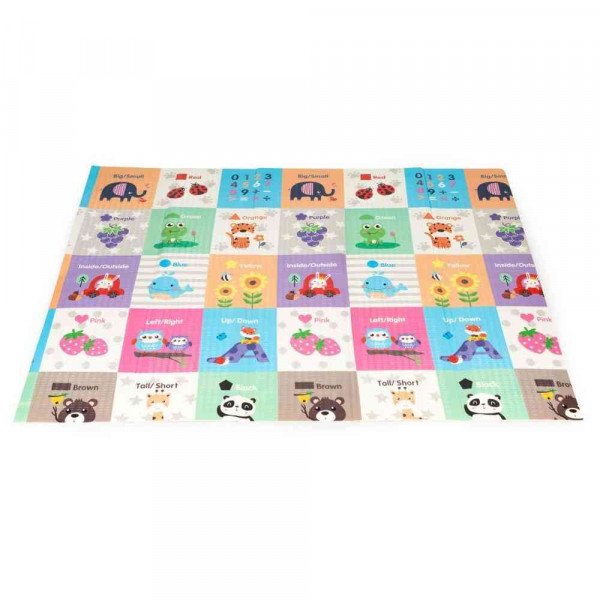 EDUKATIVNA PODLOGA ZA IGRU SA DVA LICA SKLOPIVA SA TORBOM ECOTOYS 