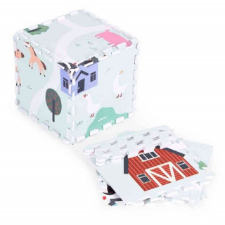 VELIKA PODLOGA ZA IGRU EVA FOAM FARMA 01 90 5X90 5 CM 21 DEO ECOTOYS 