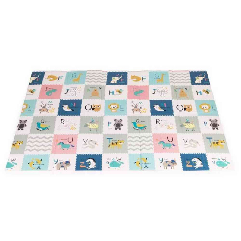 EDUKATIVNA PODLOGA ZA IGRU SA DVA LICA  SKLOPIVA SA TORBOM 200X150 ECOTOYS 