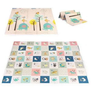 EDUKATIVNA PODLOGA ZA IGRU SA DVA LICA SKLOPIVA SA TORBOM 200X180 ECOTOYS