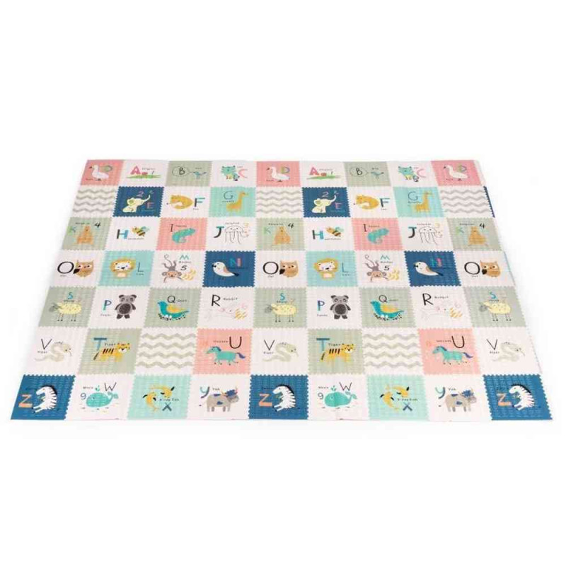 EDUKATIVNA PODLOGA ZA IGRU SA DVA LICA  SKLOPIVA SA TORBOM 200X180 ECOTOYS 