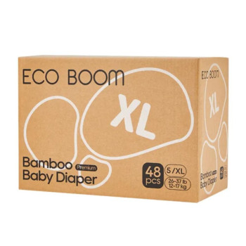 ECO BOOM PELENE BIORAZGRADIVE XL, 12-17KG, 48KOM 