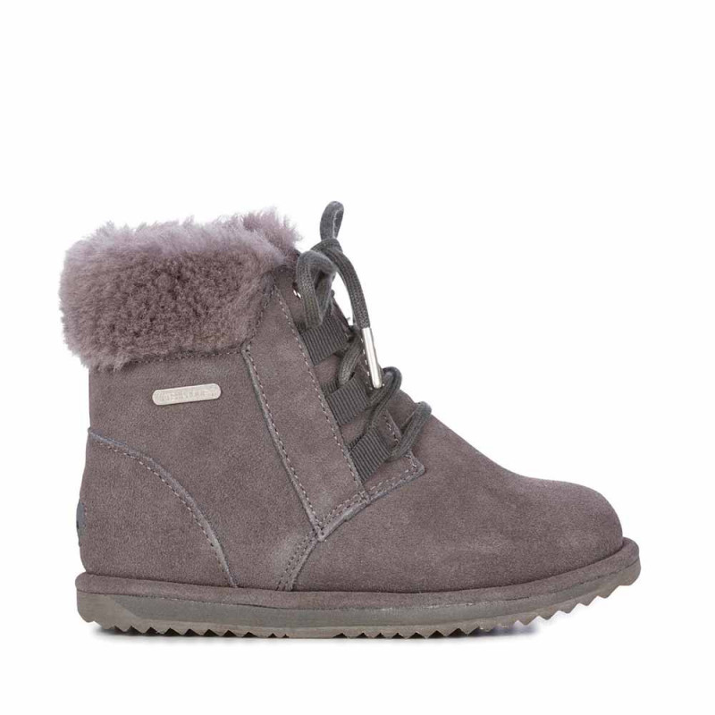 EMU CIZME SHORELINE KIDS CHARCOAL