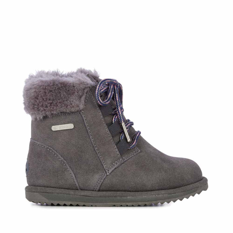 EMU CIZME SHORELINE KIDS CHARCOAL