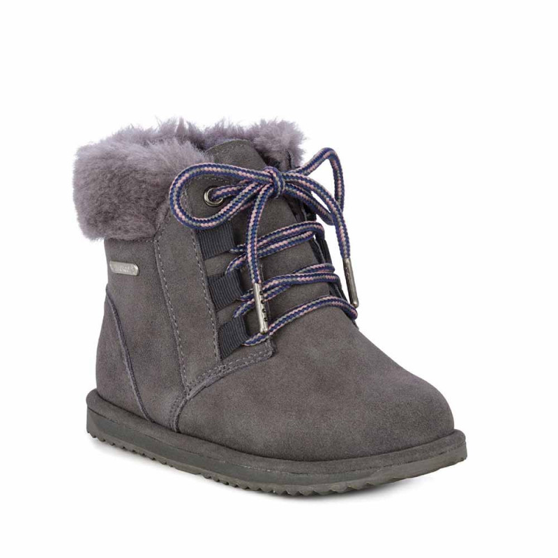 EMU CIZME SHORELINE KIDS CHARCOAL