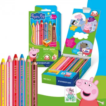 STAEDTLER DRVENE BOJICE PEPPA PIG