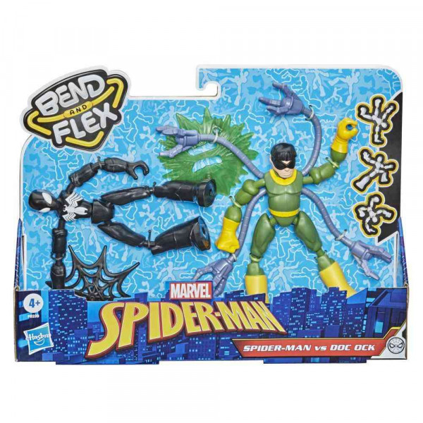 SPIDERMAN BEND AND FLEX SPIDER MAN VS DOC OCK