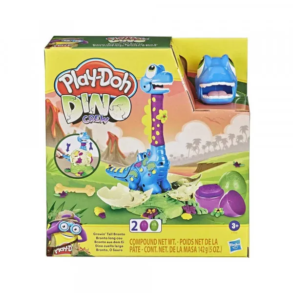 PLAY DOH DINO GROWIN TALL BRONTOSAURUS 