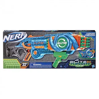 NERF ELITE 2.0 FLIP-SHOT FLIP-32 BLASTER 