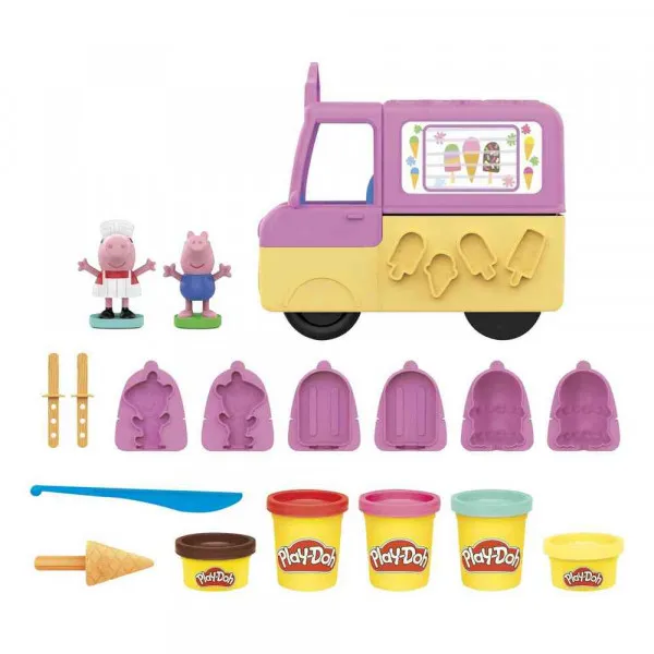 PLAY DOH PEPPAS ICE CREAM PLAYSET 