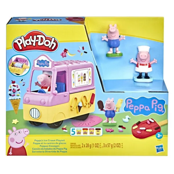 PLAY DOH PEPPAS ICE CREAM PLAYSET 