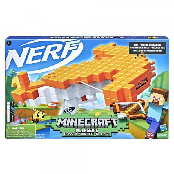 NERF MINECRAFT PILLAGERS CROSSBOW SAMOSTREL 