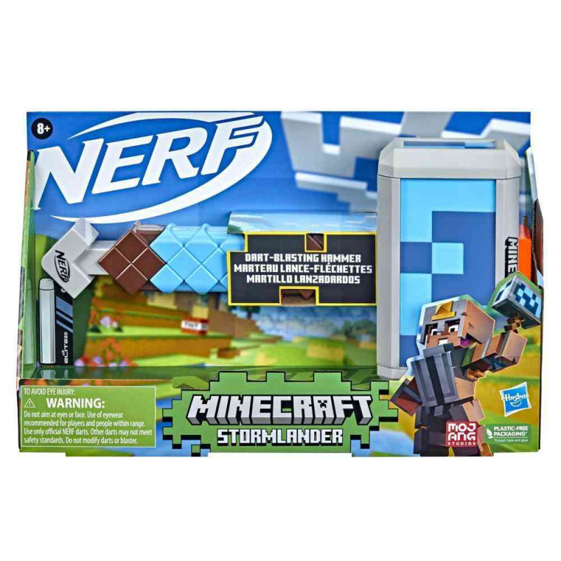 NERF MINECRAFT STORMLANDER BLASTER