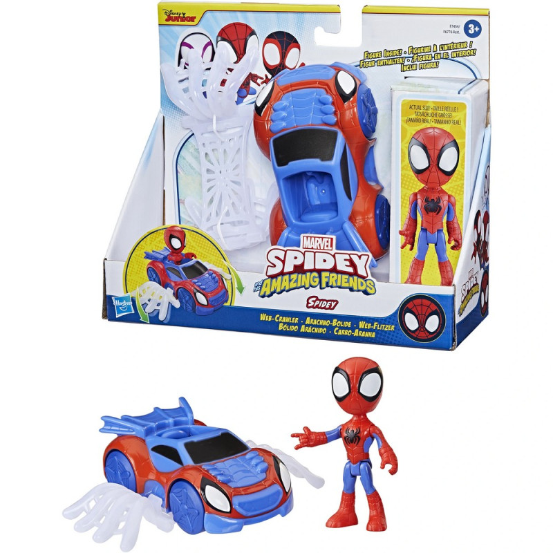 SPIDERMAN FIGURA I VOZILO ASST