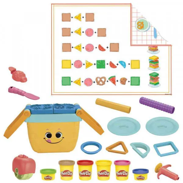 PLAY DOH PICNIC SHAPES STARTER SET 