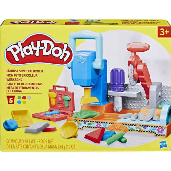 PLAY-DOH STAMP N SAW TOOL BENCH 