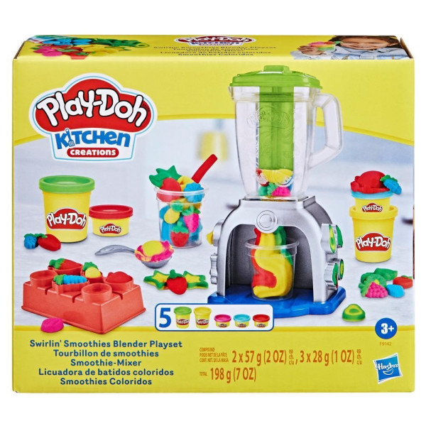 PLAY DOH SWIRLIN SMOOTHIES BLENDER PLAYSET