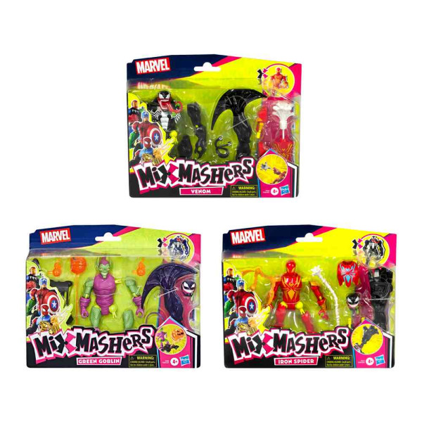 SPIDERMAN MIXMASHERS DLX FIGURE AST 