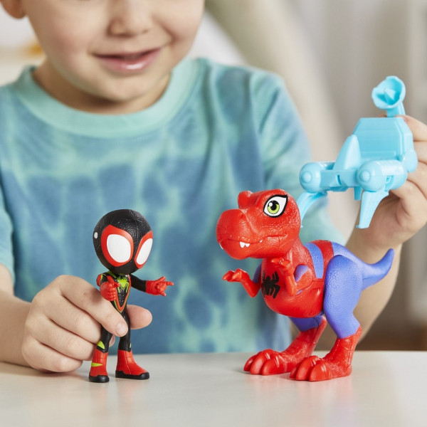 SPIDEY AND FRIENDS LG DINO HERO ACSRY AST 