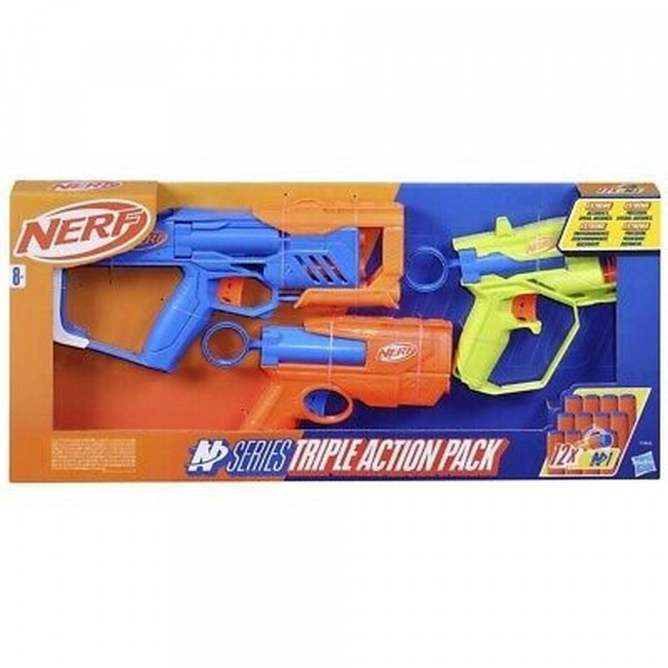 NERF N SERIES TRIPLE ACTION SET BLASTERA 