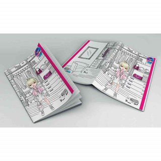 CONNECT SVESKA MEKI POVEZ A4 LINIJE 40 4L 80G ENJOY COLORING  609461 