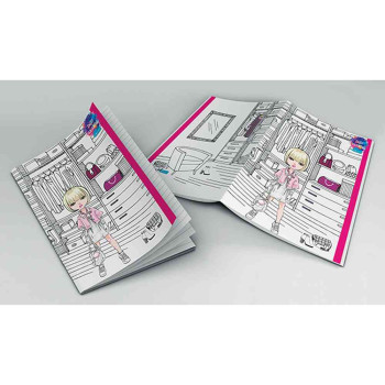 CONNECT SVESKA MEKI POVEZ A4 LINIJE 40 4L 80G ENJOY COLORING  609461 