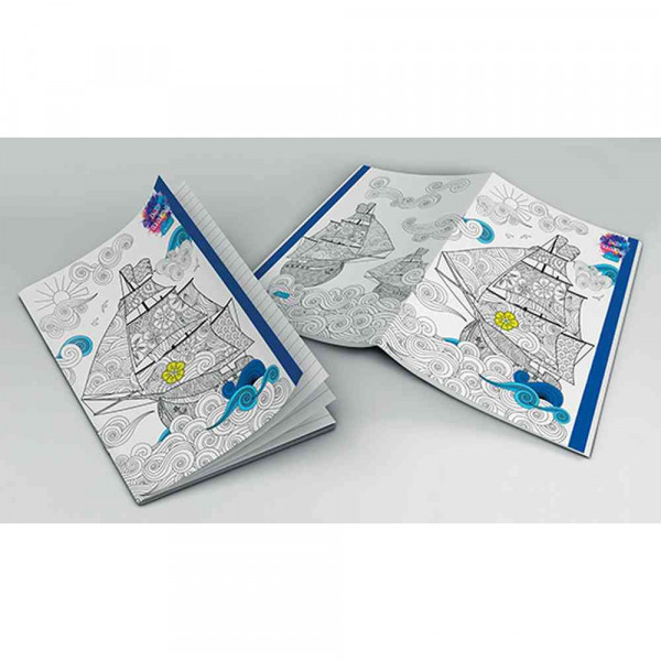CONNECT SVESKA MEKI POVEZ A4 LINIJE 40 4L 80G ENJOY COLORING  609461 