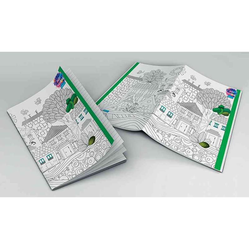 CONNECT SVESKA MEKI POVEZ A4 LINIJE 40 4L 80G ENJOY COLORING  609461 
