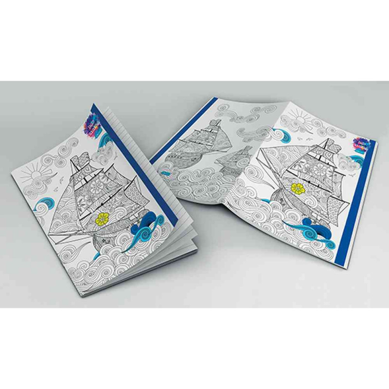 CONNECT SVESKA MEKI POVEZ A4 LINIJE 40 4L 80G ENJOY COLORING  609461 