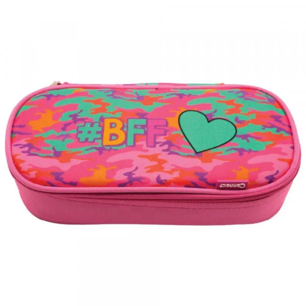 PERNICA OVALNA 1ZIP 1PREKLOP PINK BFF COMPACT 23.CONNECT 51155 