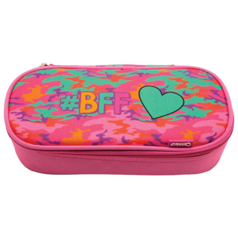PERNICA OVALNA 1ZIP 1PREKLOP PINK BFF COMPACT 23.CONNECT 51155