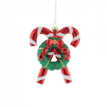NOVOGODISNJI UKRAS SLATKISI 12CM 
