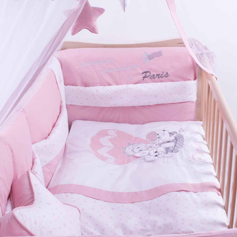 TRI DRUGARA POSTELJINA U PARIZU ROZE