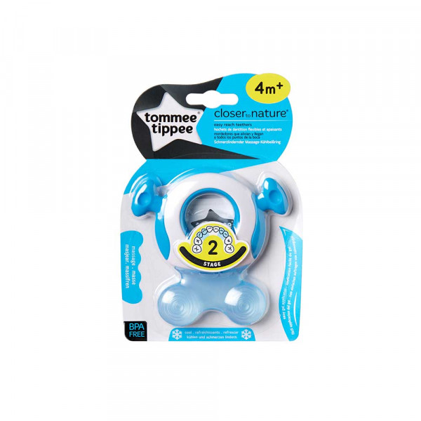 TOMMEE TIPPEE GLODALICA SILIKONSKA TT 2 FAZA 4M
