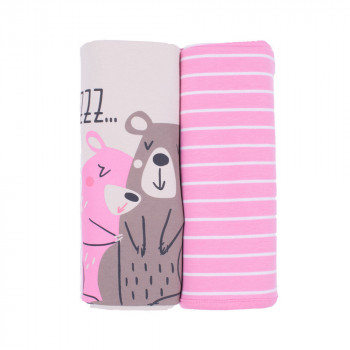 MY BABY PREKRIVAC 2U1 ROZE 