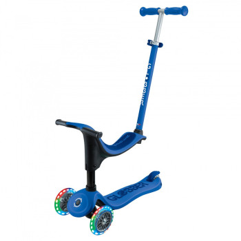GLOBBER GURALICA - TROTINET GO UP SPORTY LIGHTS NAVY 452-600-4 