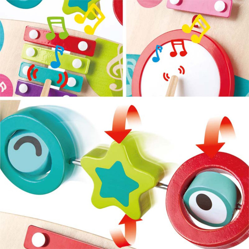 HAPE DECIJA DRVENA I MUZICKA GURALICA E0383A 