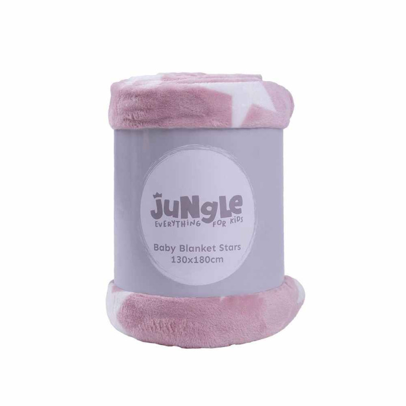 JUNGLE STA007 CEBE ZVEZDICA 130X180CM PINK 