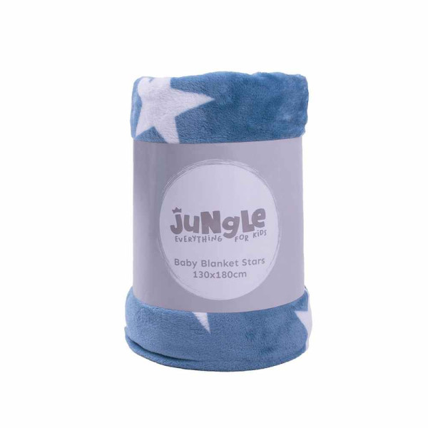 JUNGLE STA009 CEBE ZVEZDICA 130X180CM PLAVA 