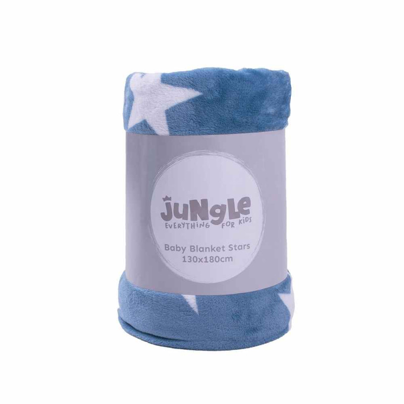 JUNGLE STA009 CEBE ZVEZDICA 130X180CM PLAVA