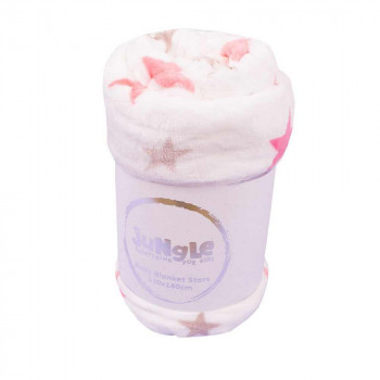 JUNGLE M02 CEBE ZVEZDICA 130X180CM BELO ROZE 