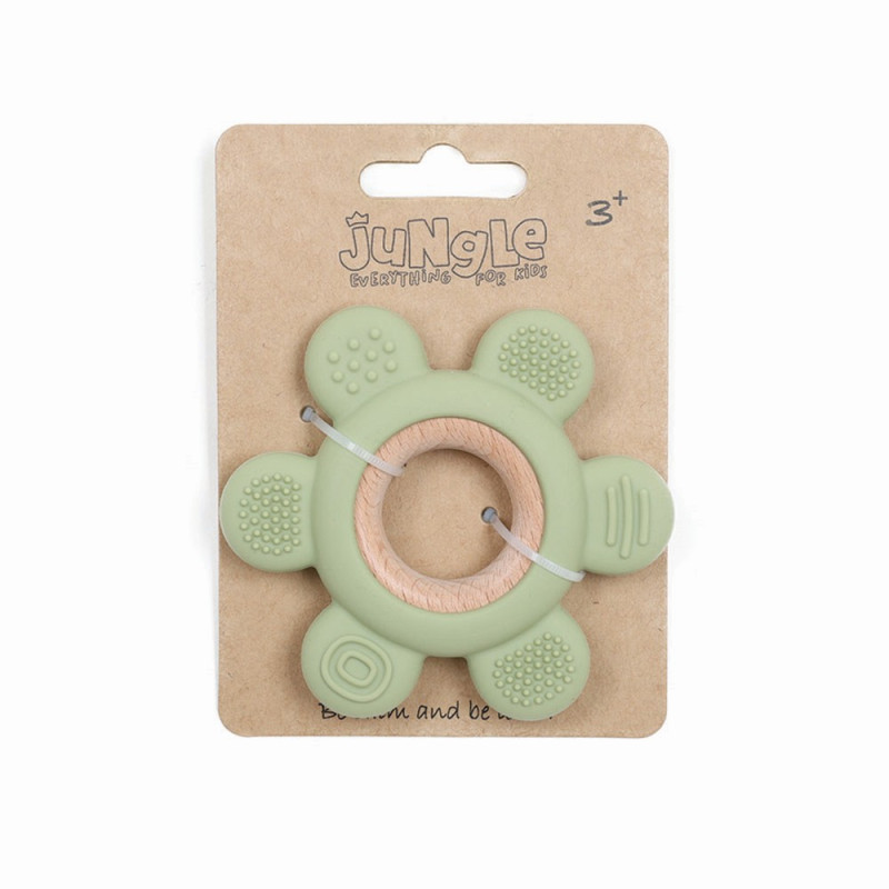 JUNGLE BEBI SILIKONSKA GLODALICA MINT