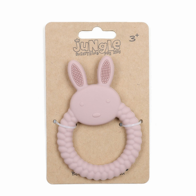 JUNGLE BEBI SILIKONSKA GLODALICA ROZE 