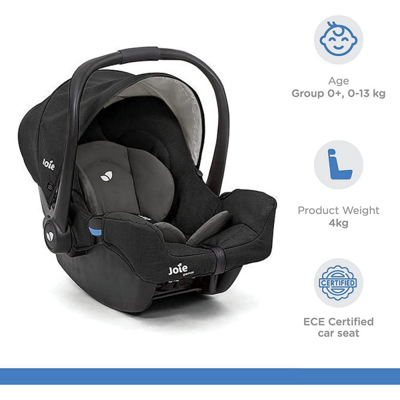 JOIE AUTOSEDISTE GEMM 0-13KG EMBER TAMNO SIVA
