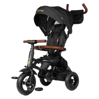 QPLAY TRICIKL RITO DELUXE CRNA S380-17