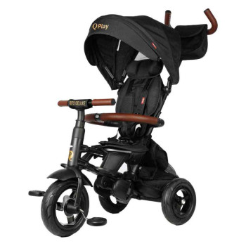 QPLAY TRICIKL RITO DELUXE CRNA S380-17 