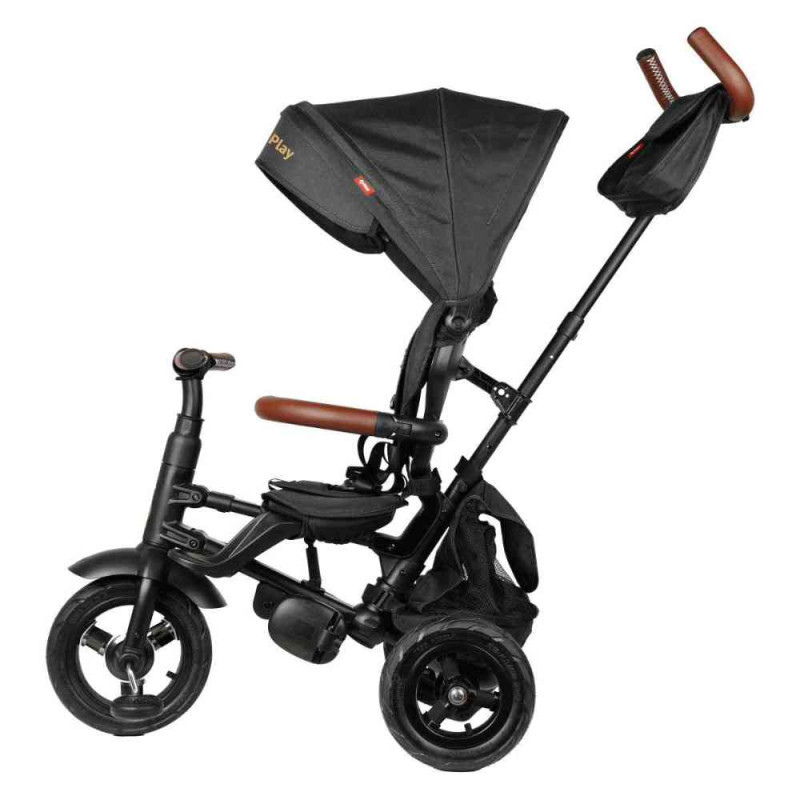QPLAY TRICIKL RITO DELUXE CRNA S380-17