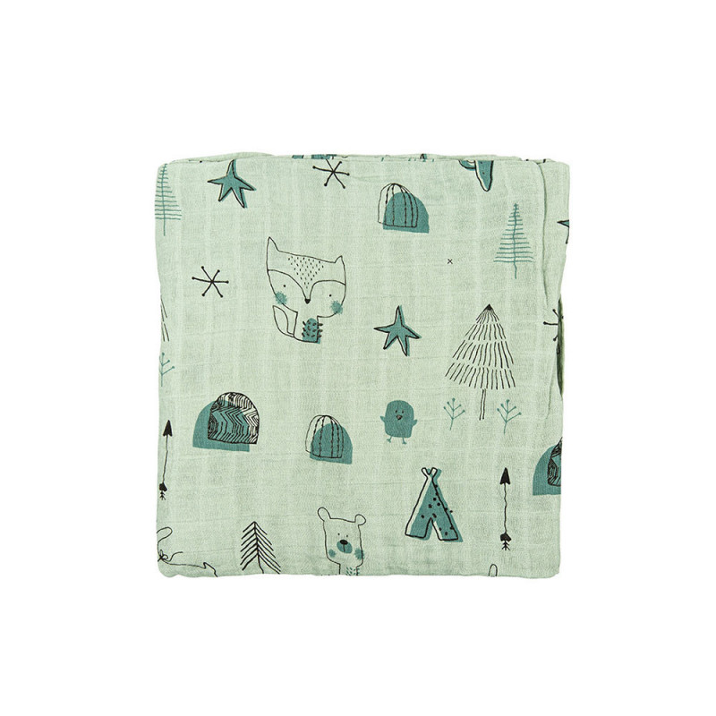 BIMBIDREAMS MUSLIN PREKRIVAC 56433756 TIRKIZ